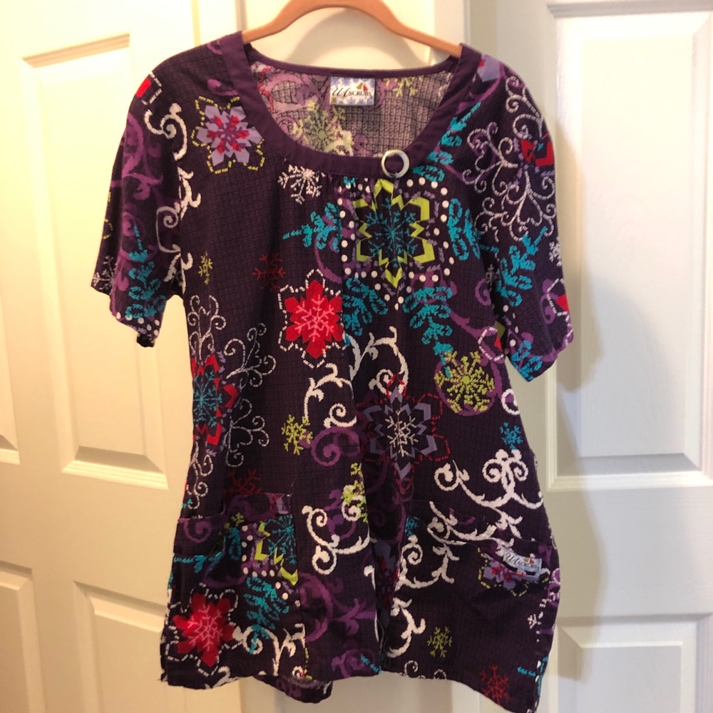 Winter scrub top nurse medical